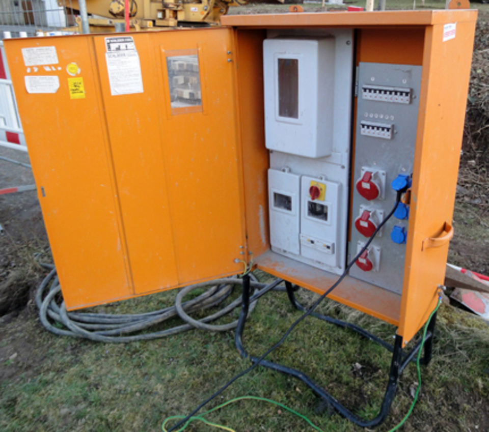 Baustromkasten bei Elektromeister Michael Joa in Riedbach